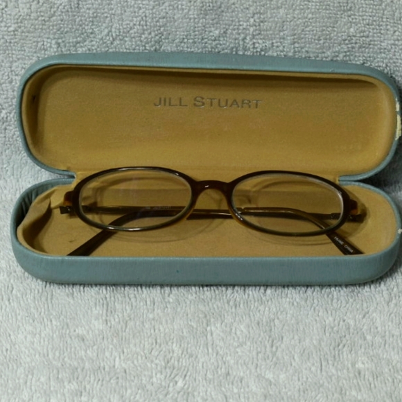 Jill Stuart Brown and Blue Rx Glasses IOC - Picture 2 of 8